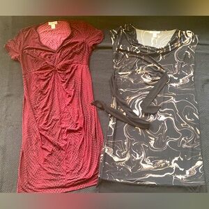 Lot of 2 Motherhood Maternity Dresses
